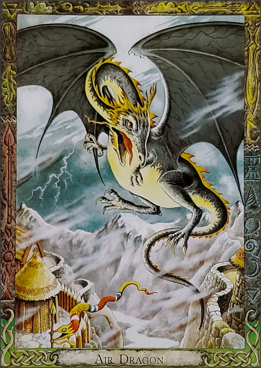 Air Dragon oracle card